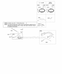 Alternator Ignition Diagram and Parts List for 4045A7-0307-E1  Briggs and Stratton Engine